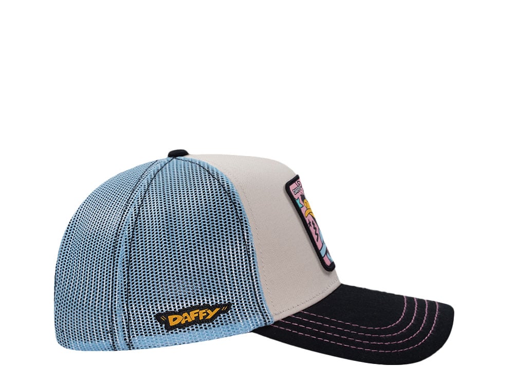 Capslab Looney Tunes Daffy Beige Trucker Snapback Gorra