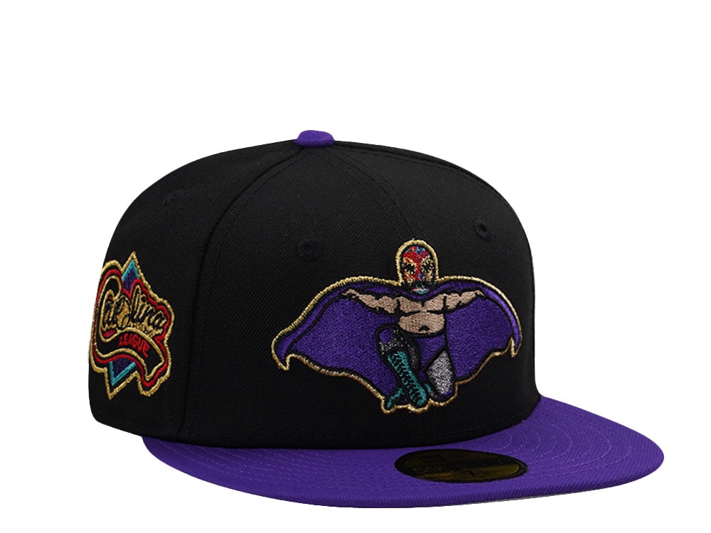 New Era Lynchburg Hill Cats Carolina League Black Prime Edition 59Fifty Fitted Gorra