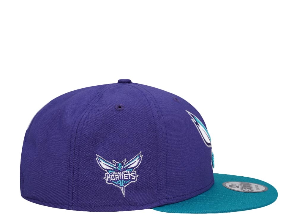 New Era Charlotte Hornets Purple Two Tone Classic Edition 9Fifty Snapback Gorra