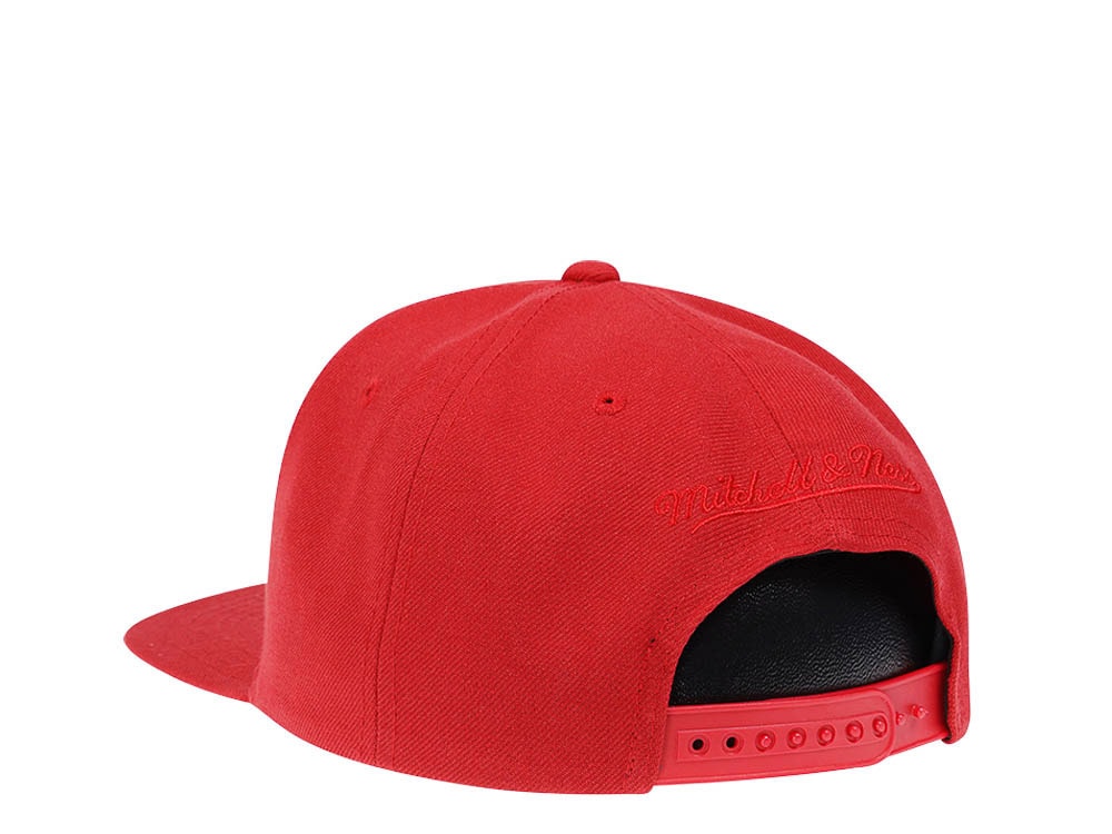 Mitchell & Ness Atlanta Hawks Red Hardwood Classic Snapback Gorra