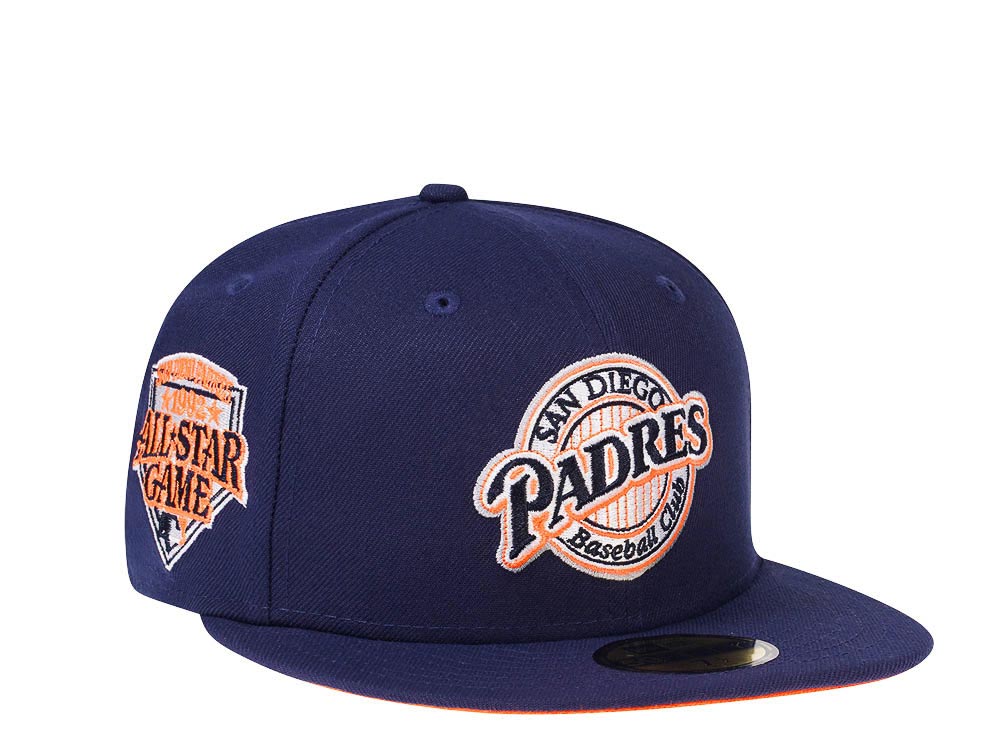 New Era San Diego Padres All Star Game 1992 Orange Flash Edition 59Fifty Fitted Gorra