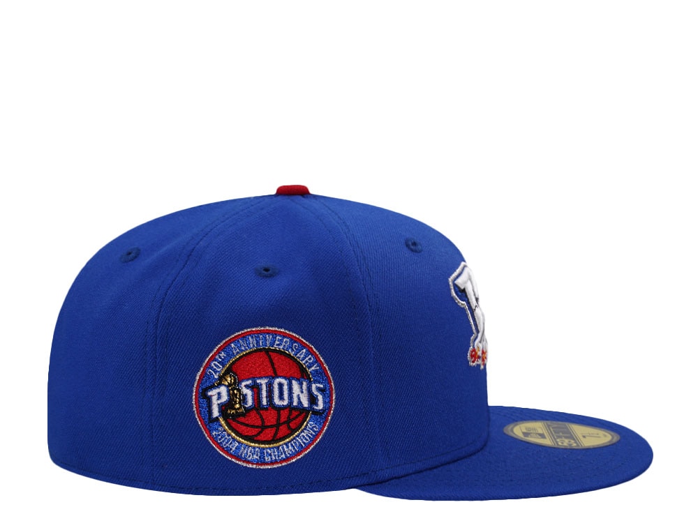 New Era Detroit Pistons 20th Anniversary Blue Prime Edition 59Fifty Fitted Gorra
