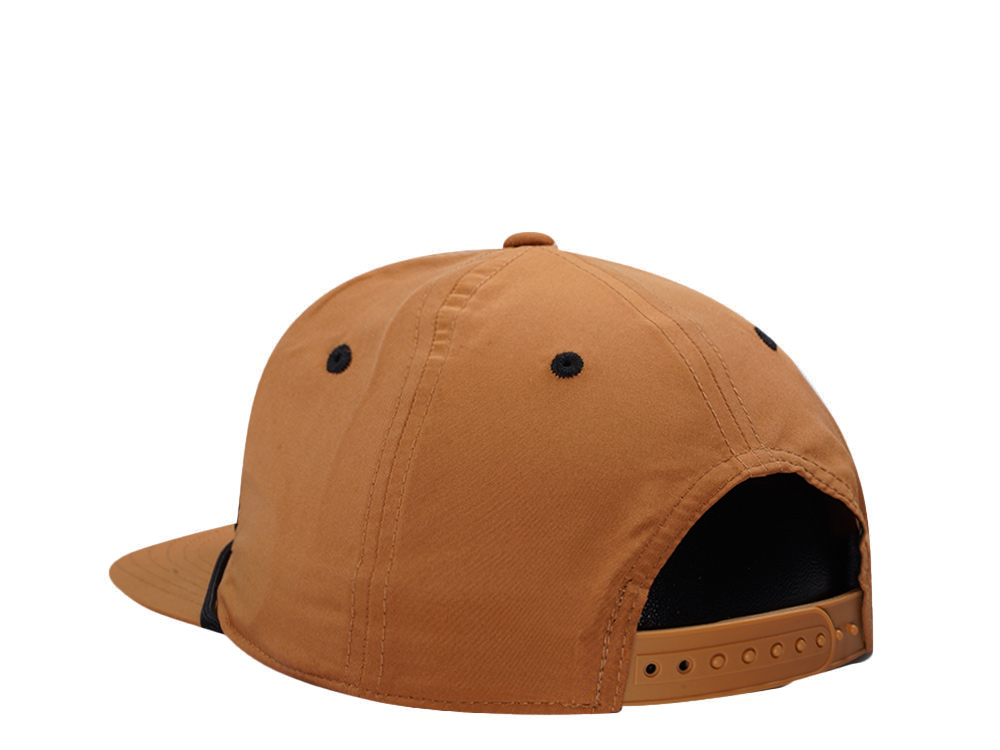 John Deere Vintage Raised Brown Snapback Gorra