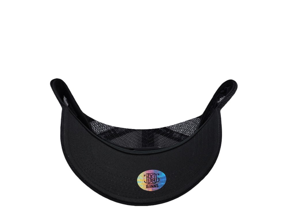 Djinns Do Nothing Club Wafflemelange Black Trucker Snapback Gorra