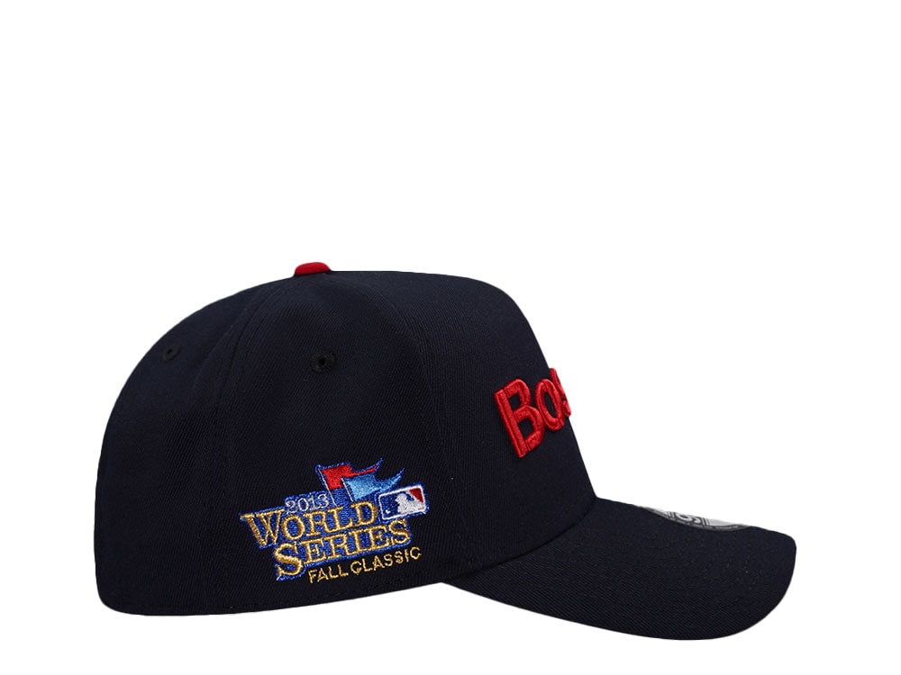 New Era Boston Red Sox World Series 2013 Navy Metallic Edition 9Forty A Frame Snapback Gorra