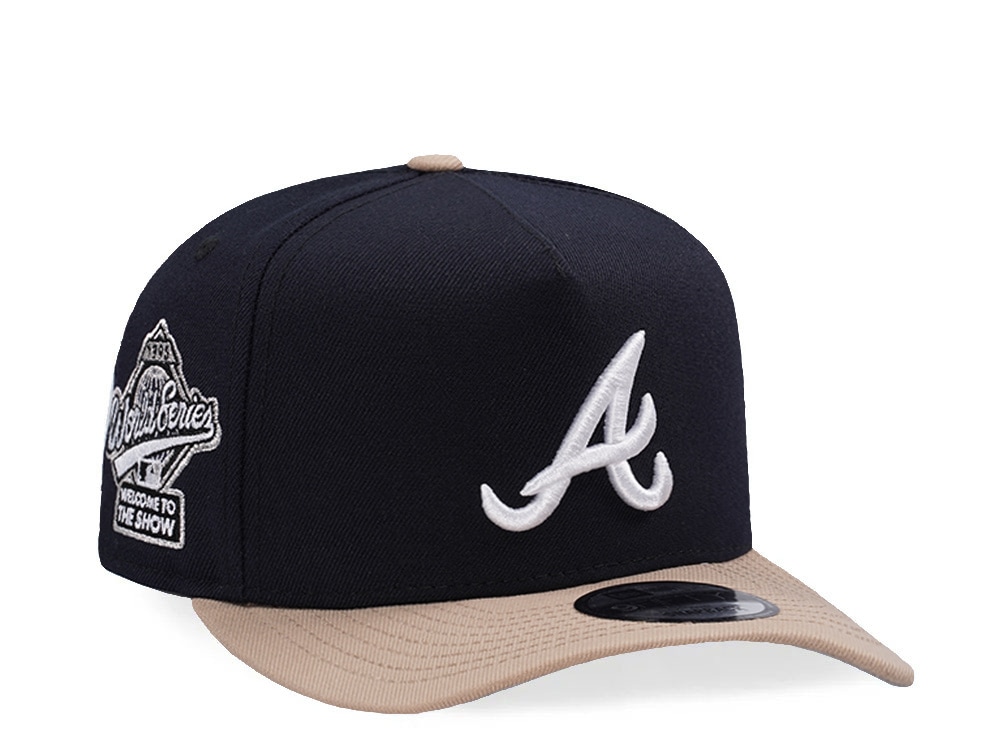 New Era Atlanta Braves World Series 2005 Navy Two Tone Edition 9Fifty A Frame Snapback Gorra