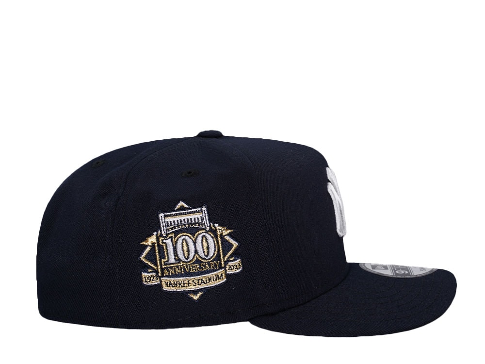 New Era New York Yankees 100th Anniversary Navy 9Fifty A Frame Snapback Gorra