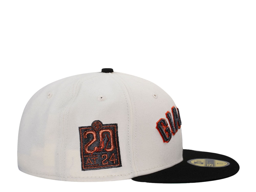 New Era San Francisco Giants 20 AT 24 Chrome Metallic Two Tone Edition 59Fifty Fitted Gorra