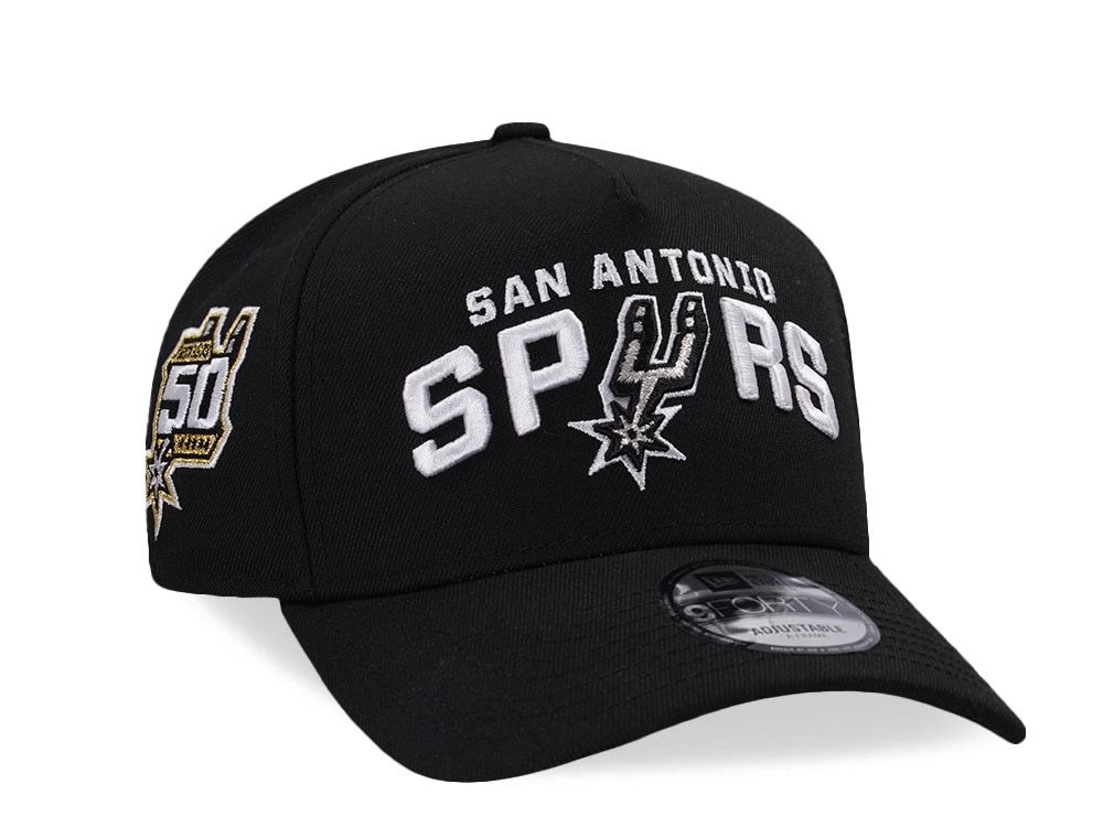 New Era San Antonio Spurs 50th Anniversary Prime Edition 9Forty A Frame Snapback Gorra