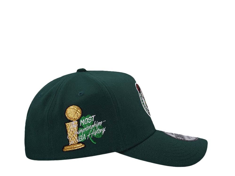 New Era Boston Celtics Most Championships in NBA Prime Edition 9Forty A Frame Snapback Gorra