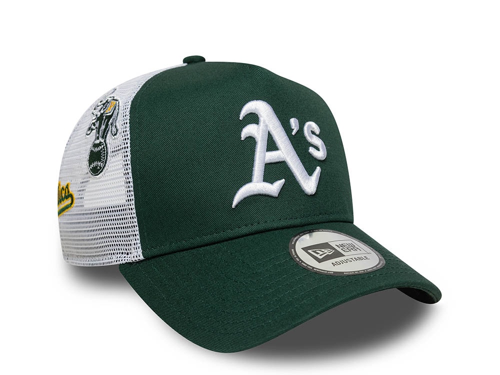 New Era Oakland Athletics Multi Patch 9Forty A Frame Trucker Snapback Gorra