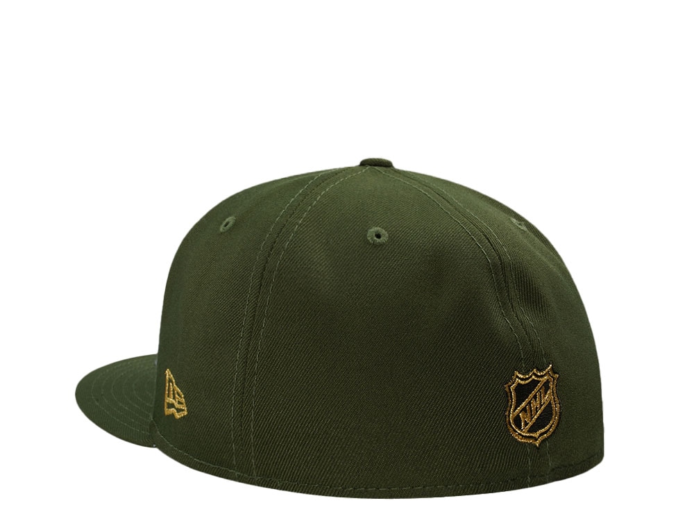 New Era New York Rangers 100th Anniversary Rifle Green Prime Edition 59Fifty Fitted Gorra