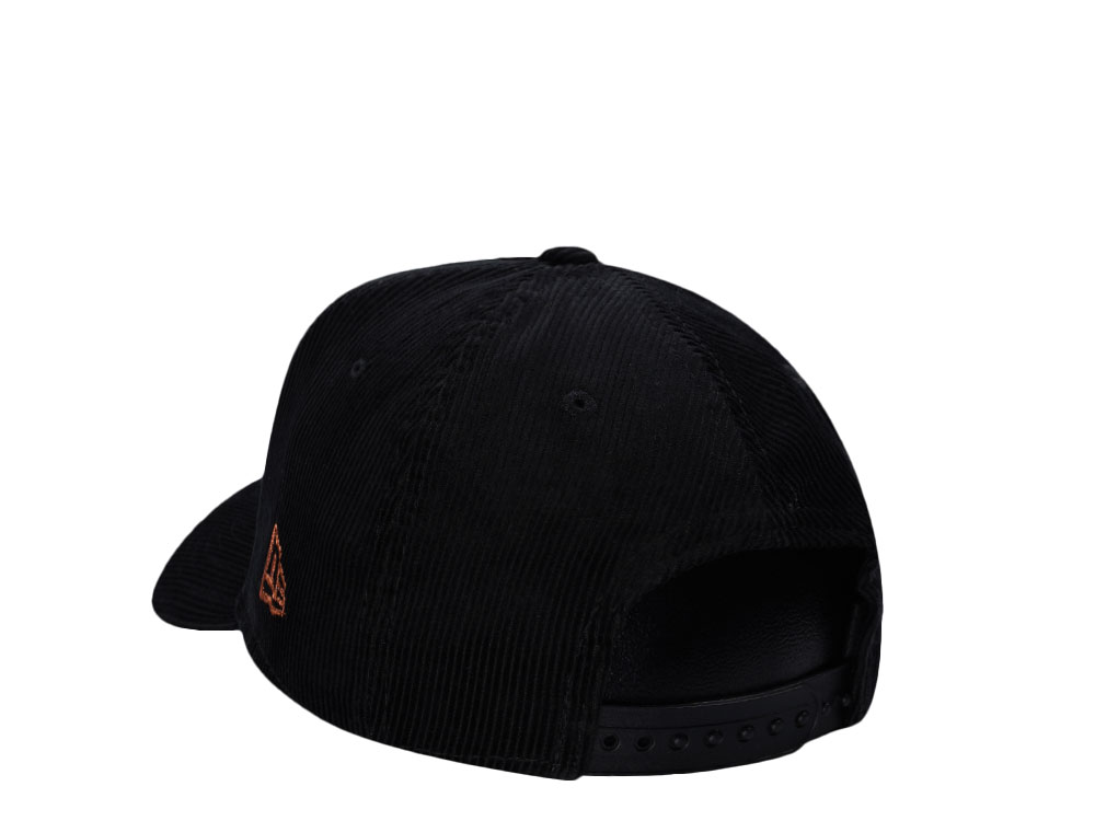 New Era Arizona Diamondbacks World Series 2001 Black Throwback Corduroy Edition 9Forty A Frame Snapback Gorra