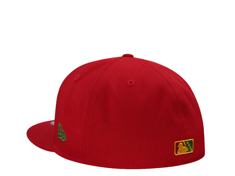 New Era Michigan Battle Cats Midwest League Red Prime Edition 59Fifty Fitted Gorra