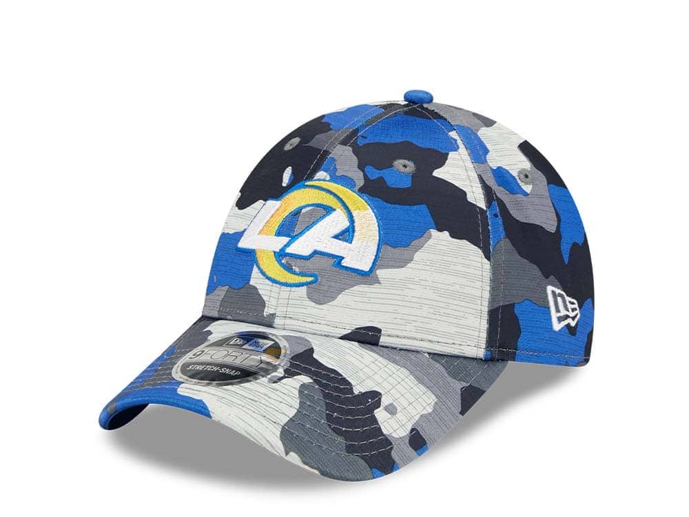New Era Los Angeles Rams NFL Training Camp 22 Camo 9Forty Stretch Snapback Gorra