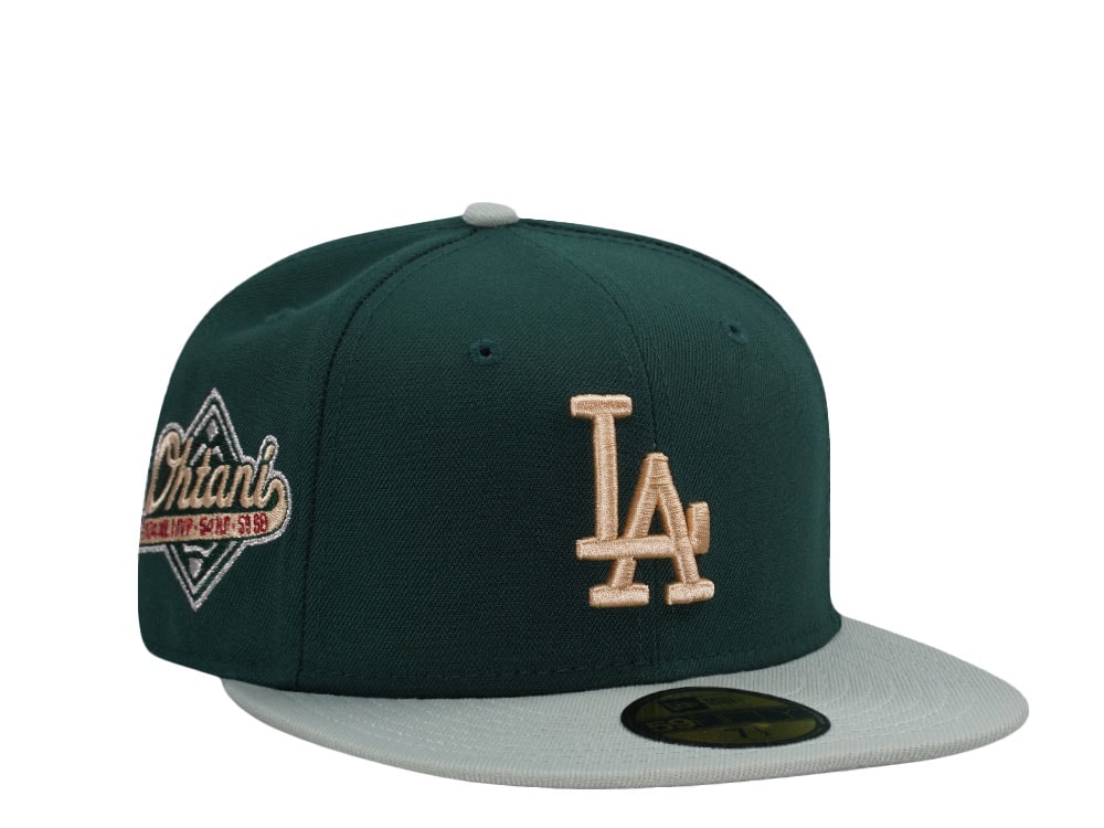 New Era Los Angeles Dodgers Ohtani MVP Forest Green Two Tone Edition 59Fifty Fitted Gorra