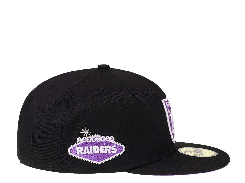 New Era Las Vegas Raiders Black Purple Edition 59Fifty Fitted Gorra