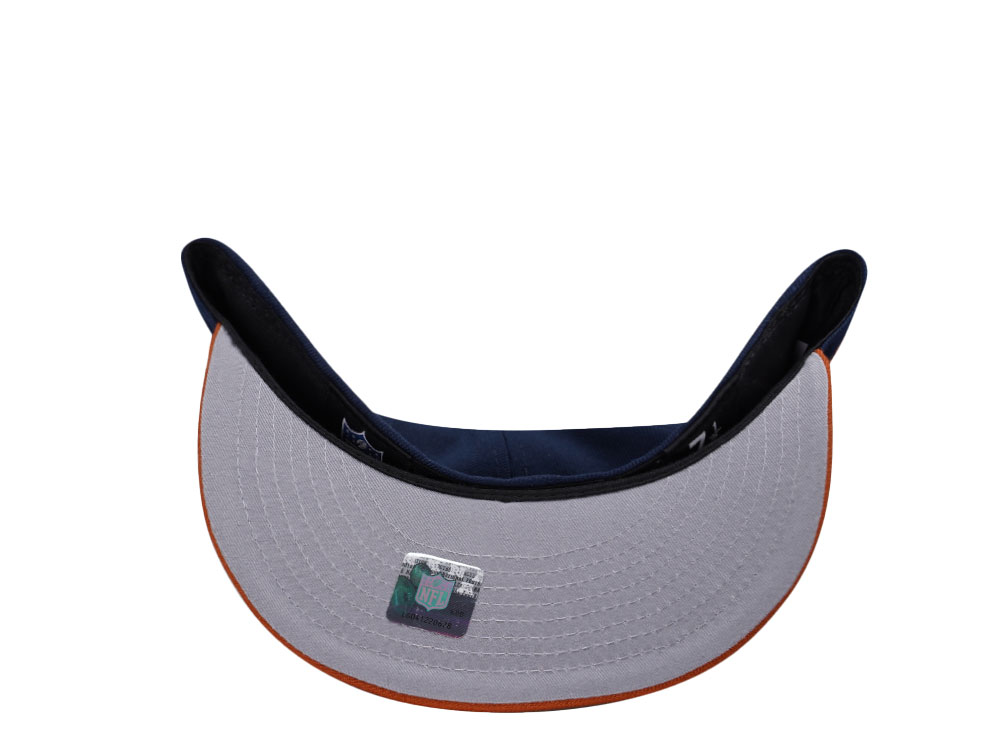 New Era Denver Broncos Navy Rust Two Tone Prime Edition 59Fifty Fitted Gorra