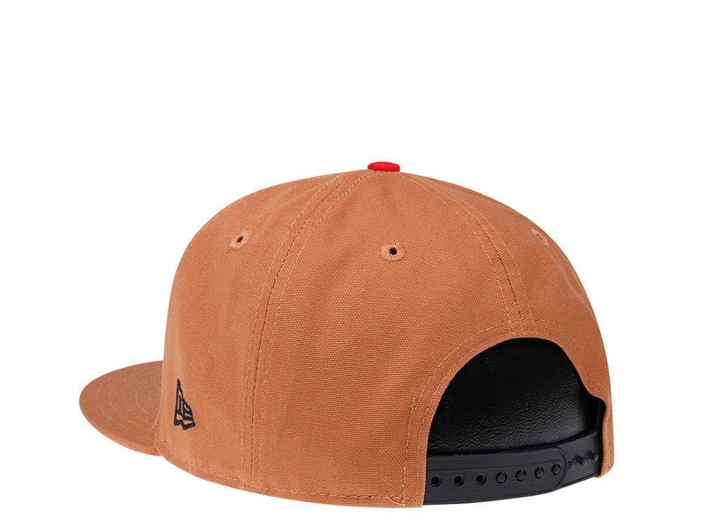 New Era Utah Jazz Tan Canvas Edition 9Fifty Snapback Gorra