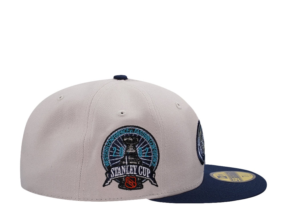 New Era Detroit Red Wings Stanley Cup 2002 Stone Two Tone Edition 59Fifty Fitted Gorra