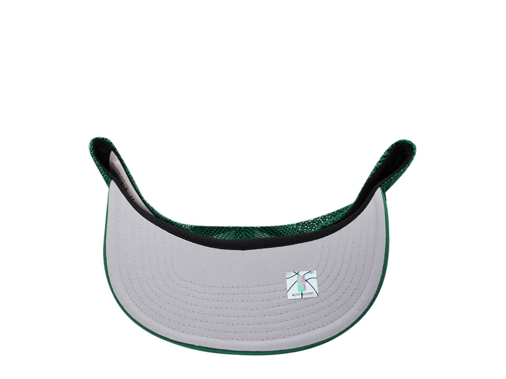 Mitchell & Ness Boston Celtics Green Trucker Adjustable Fit Snapback Gorra
