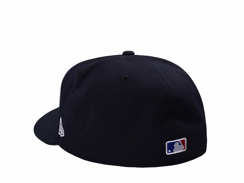 New Era Atlanta Braves Navy Prime Edition 59Fifty Pre Curved Fitted Gorra