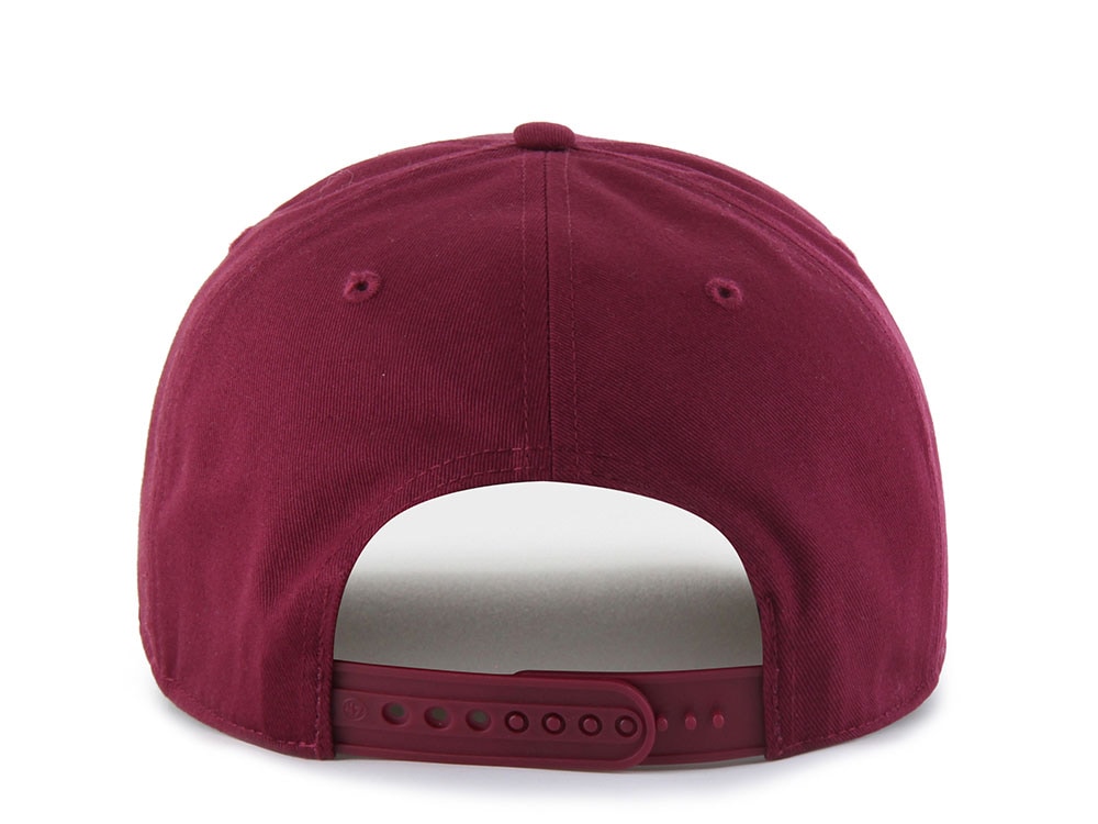 47 Brand Philadelphia Phillies Cooperstown Suede Visor Red Hitch Snapback Gorra