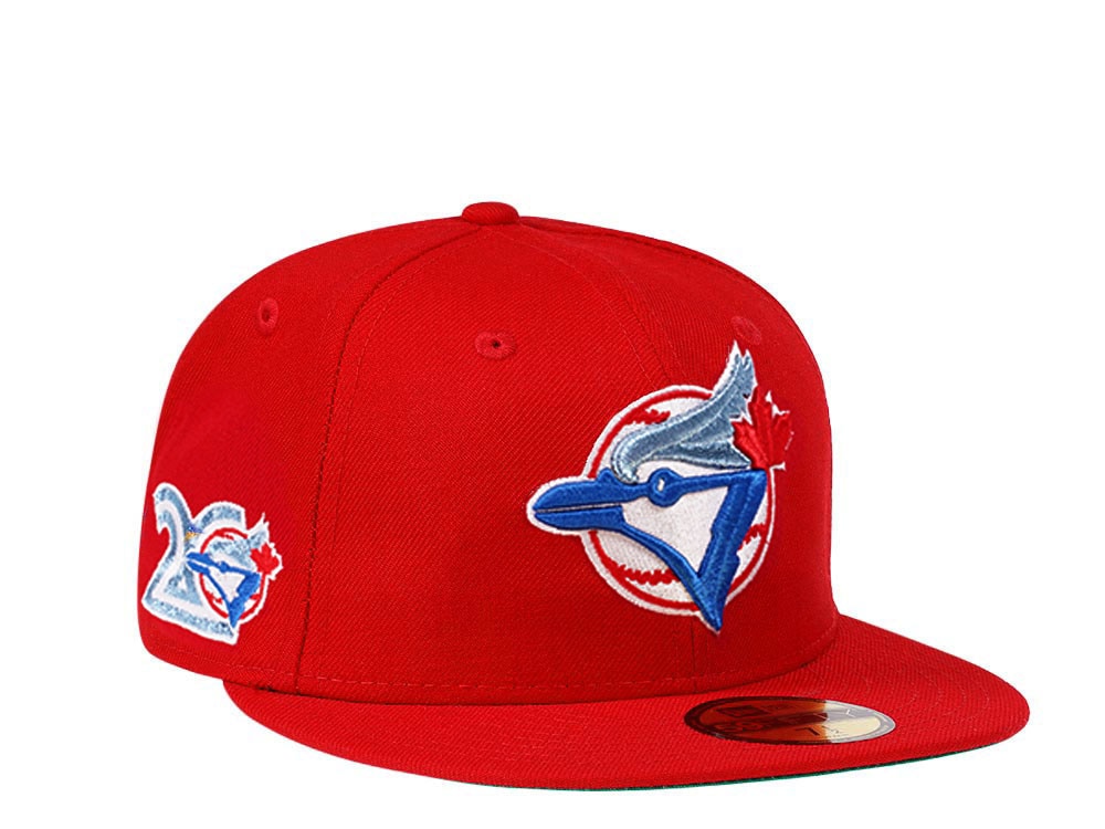 New Era Toronto Blue Jays 20th Anniversary Red Glacier Blue Edition 59Fifty Fitted Gorra