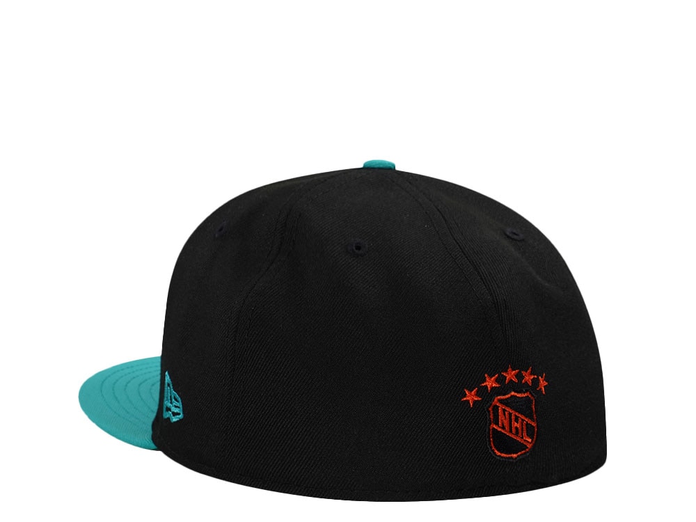 New Era San Jose Sharks 15th Season Throwback Two Tone Edition 59Fifty Fitted Gorra