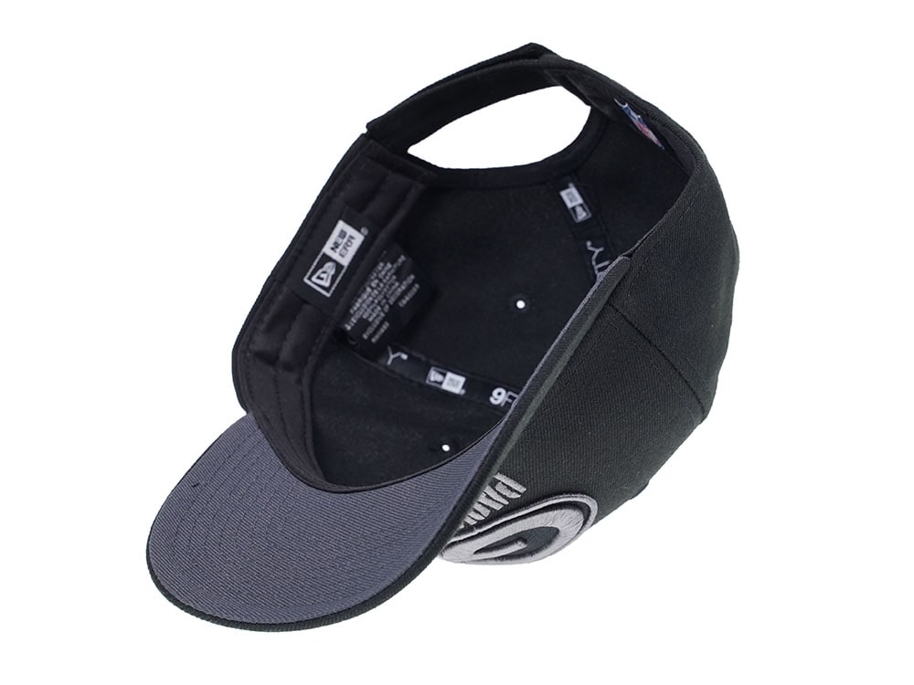 NEW ERA GREEN BAY PACKERS CURVED GREY EDITON 9FORTY STRAPBACK CAP