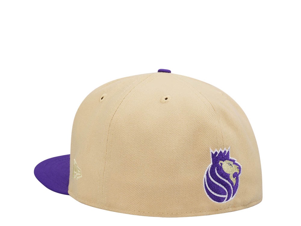 New Era Sacramento Kings Vegas Gold Classic Two Tone Edition 59Fifty Fitted Gorra