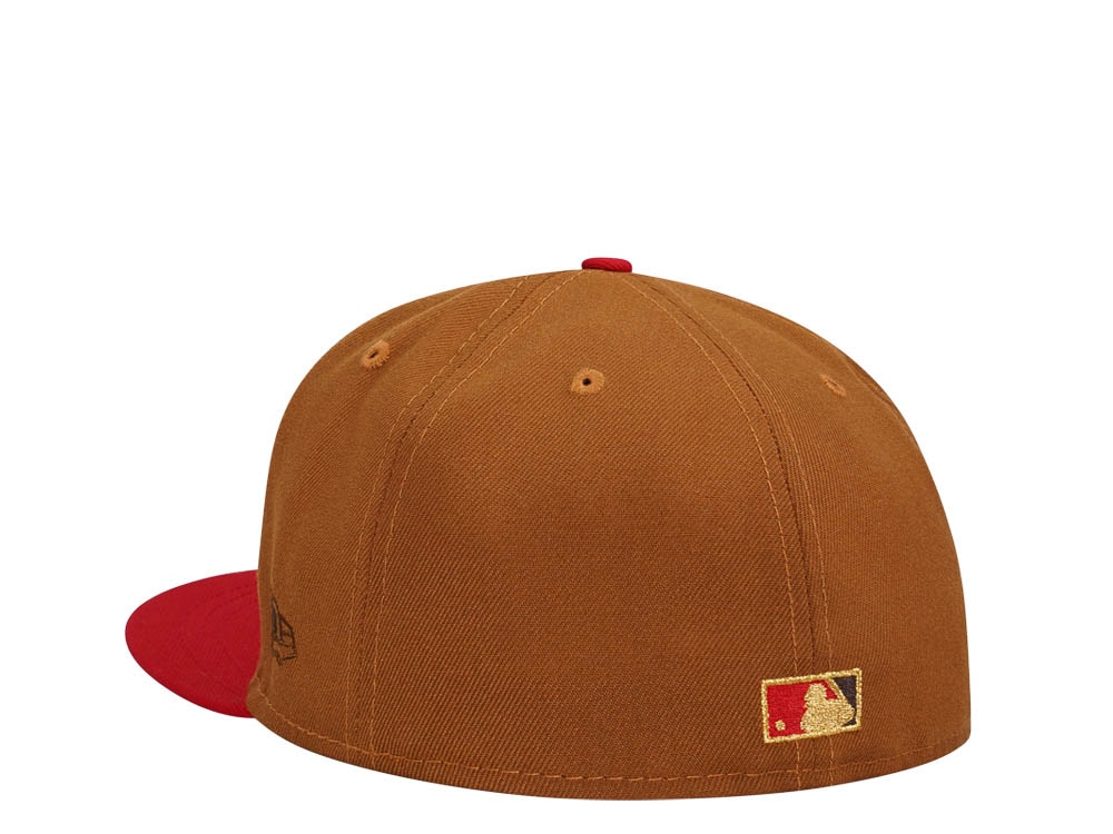 New Era Chicago Cubs All Star Game 1990 Prime Gold Two Tone Throwback Edition 59Fifty Fitted Gorra