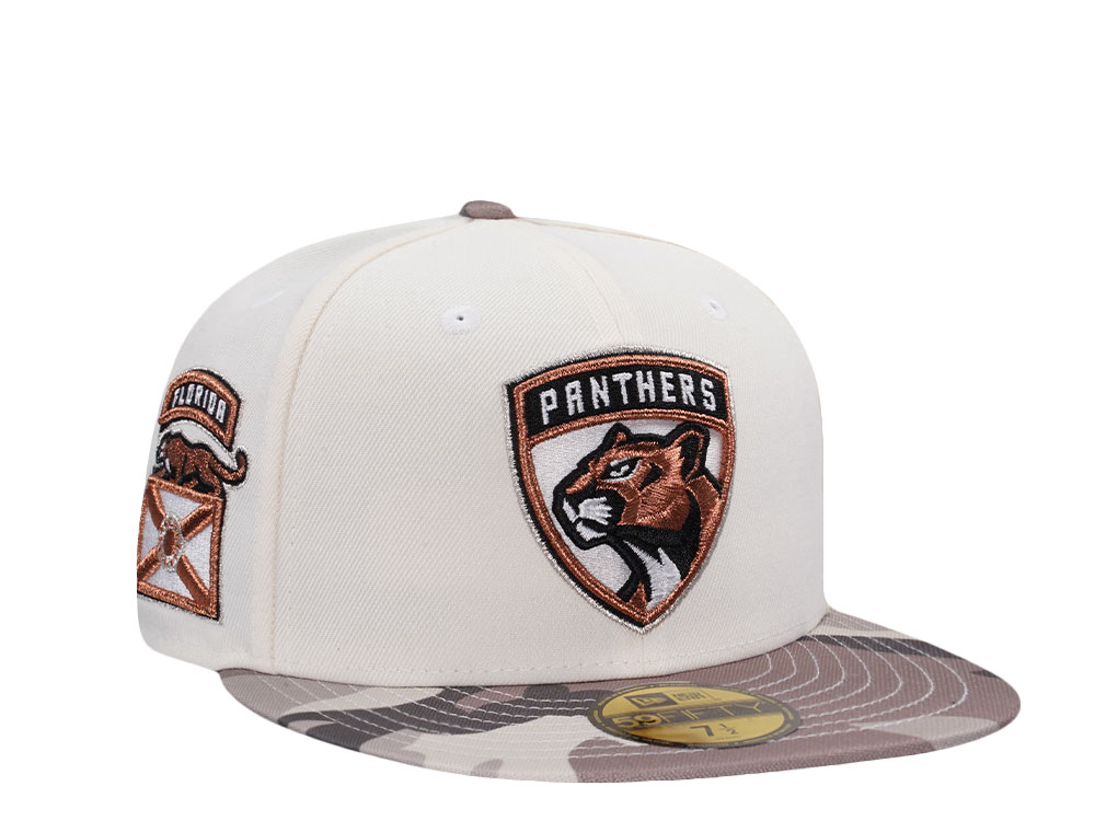 New Era Florida Panthers Flag Chrome Camo Edition 59Fifty Fitted Gorra