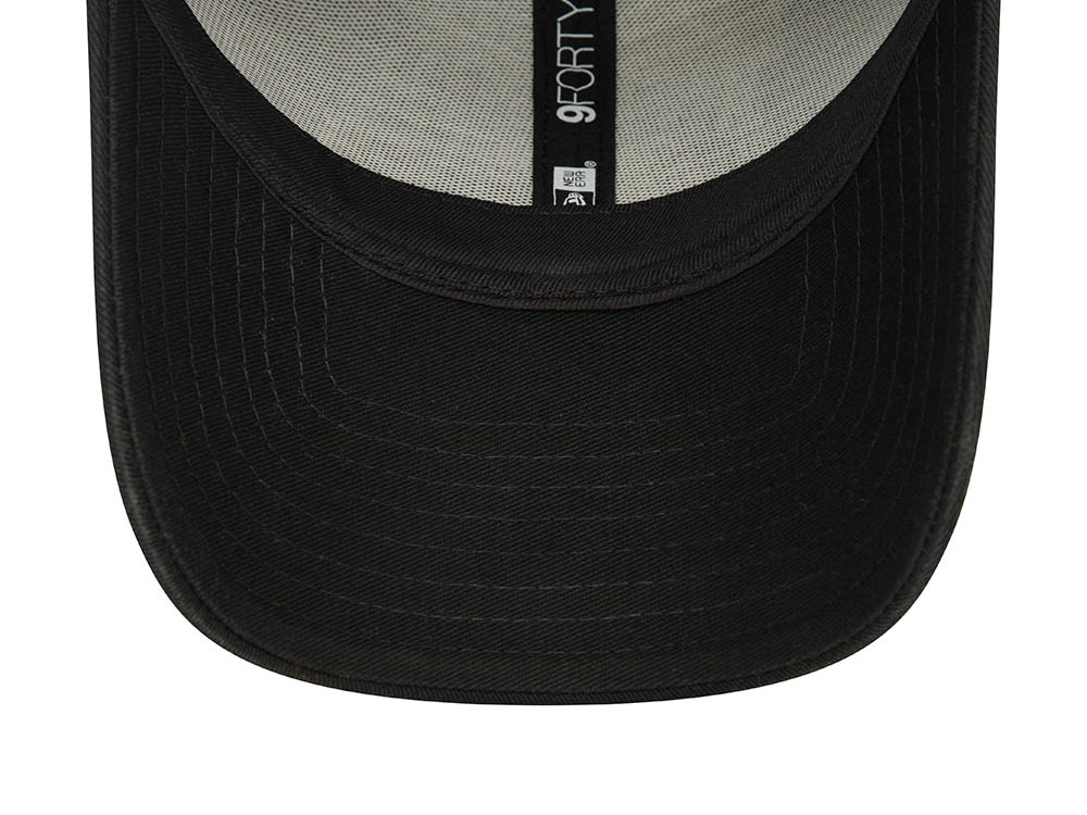 New Era Logo Black 9Forty Strapback Gorra