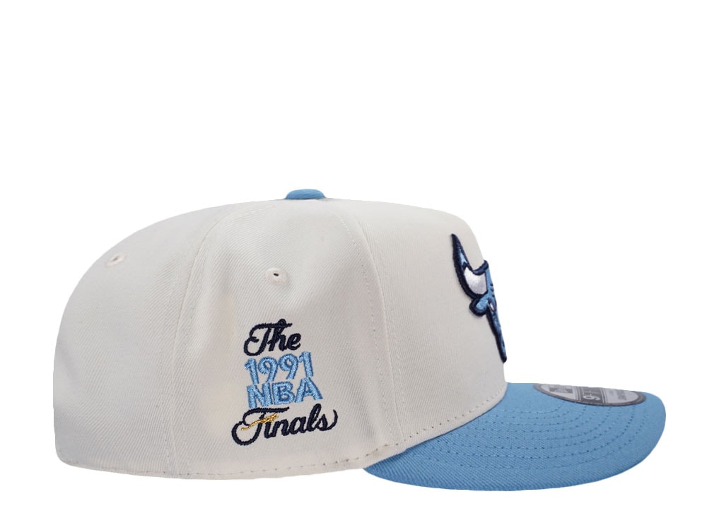 New Era Chicago Bulls NBA Finals 1991 Chrome Two Tone Edition 9Fifty A Frame Snapback Gorra