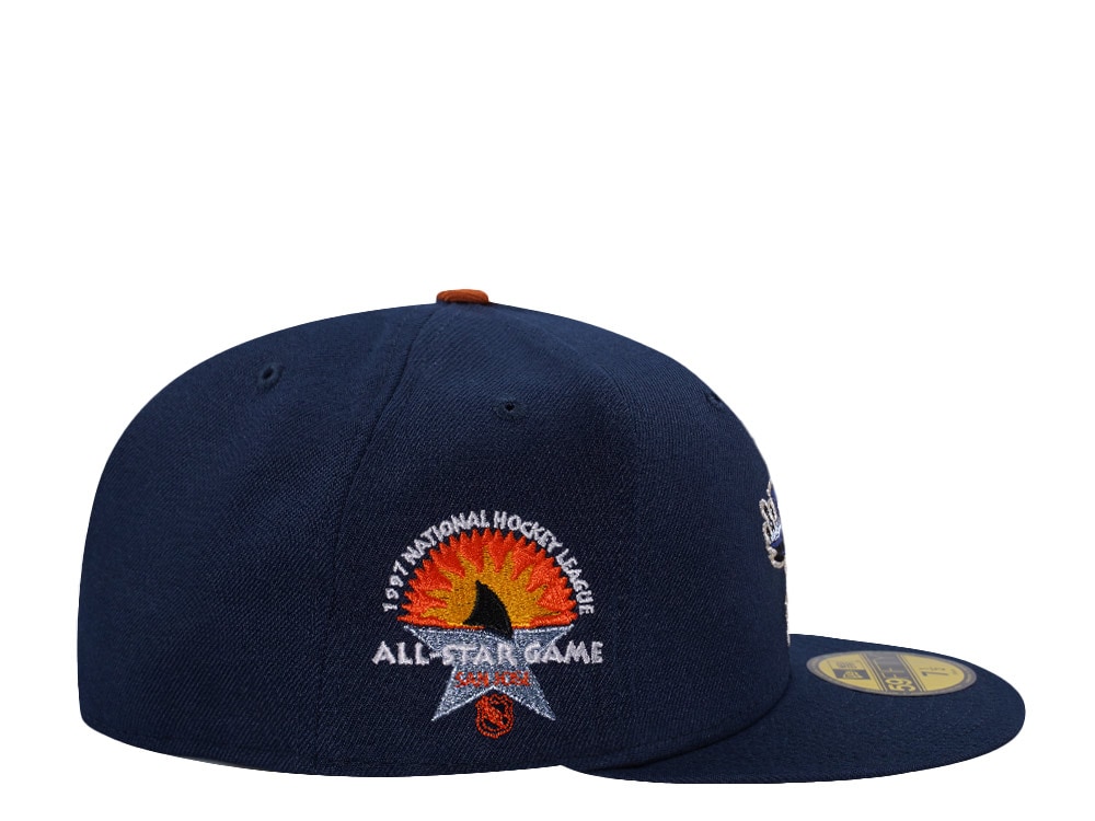 New Era San Jose Sharks All Star Game 1997 Ocean Blue Prime Edition 59Fifty Fitted Gorra