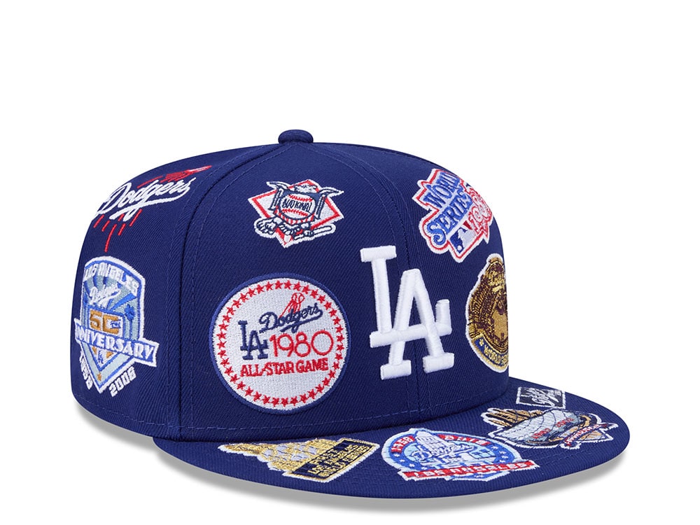 New Era Los Angeles Dodgers All Over Blue Edition 59Fifty Fitted Gorra