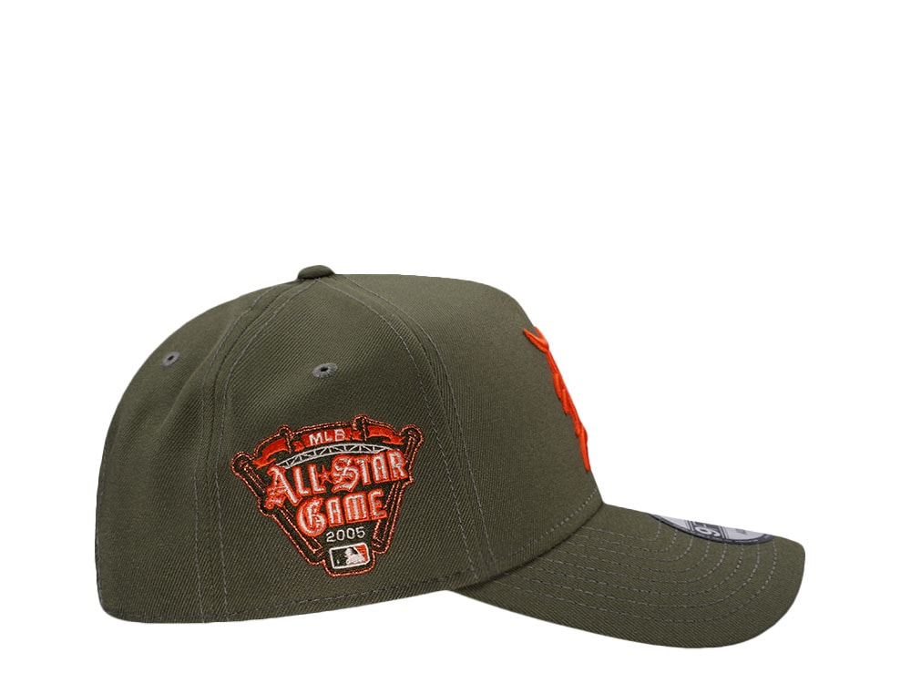 New Era Detroit Tigers All Star Game 2005 Olive Prime Edition 9Forty A Frame Snapback Gorra