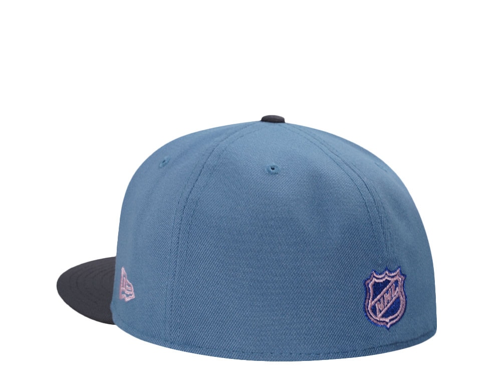 New Era Colorado Avalanche 25th Anniversary Faded Blue Pink Two Tone Edition 59Fifty Fitted Gorra