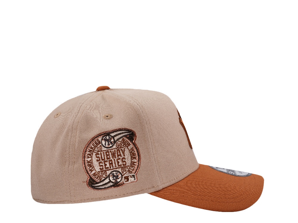 New Era New York Yankees World Series 2000 Pumpkin Spice Edition 9Forty A Frame Snapback Gorra