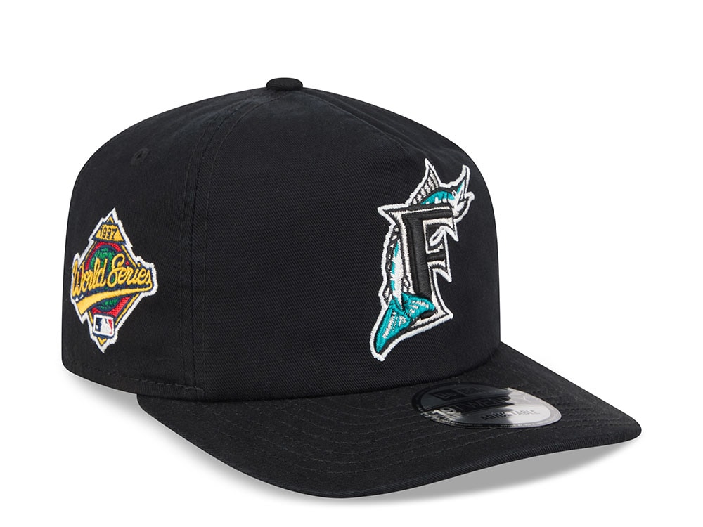 New Era Florida Marlins World Series 1997 Championship Black Edition 19Twenty Snapback Gorra