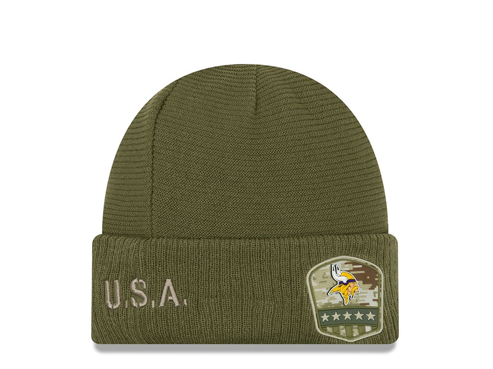 New Era Minnesota Vikings Salute to Service 2019 Gorro