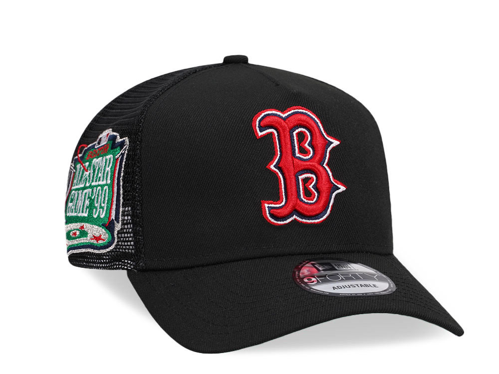 New Era Boston Red Sox All Star Game 1999 Black Edition 9Forty A Frame Trucker Snapback Gorra