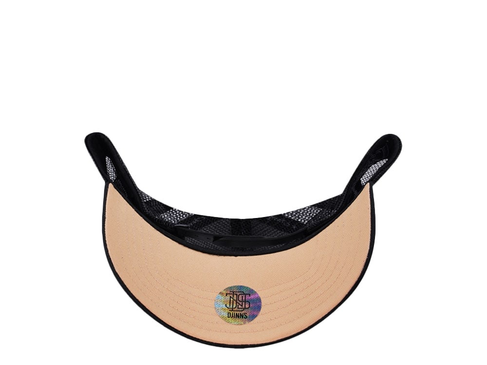Djinns HFT Do Nothing Club Sloth Black Trucker Snapback Gorra
