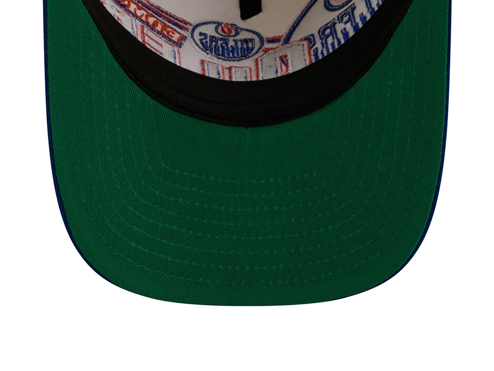 New Era Edmonton Oilers Classic Logo Two Tone Edition 9Fifty A Frame Snapback Gorra