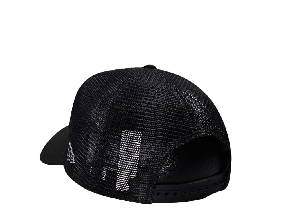 New Era Las Vegas 51s Black Metallic Trucker Edition 9Forty A Frame Snapback Gorra
