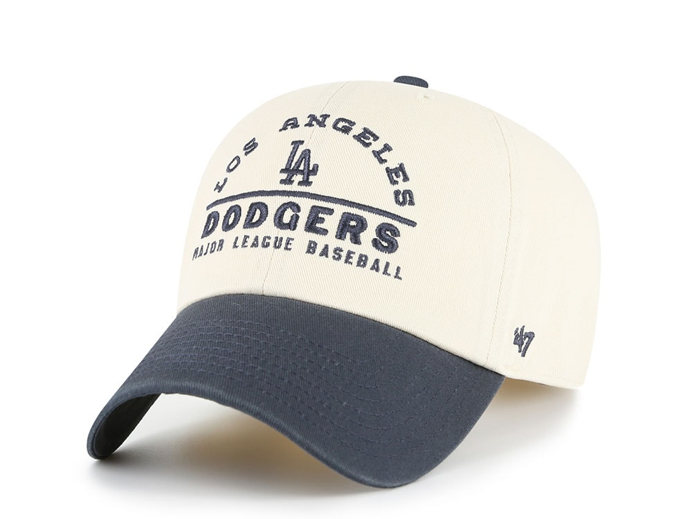 47 Brand Los Angeles Dodgers Natural Clean Up Strapback Gorra
