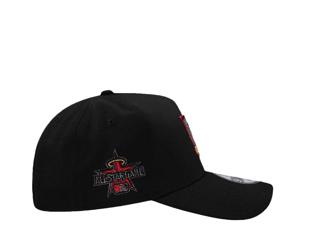 New Era Anaheim Angels Black And Red Upside Down Edition 9Forty A Frame Snapback Gorra