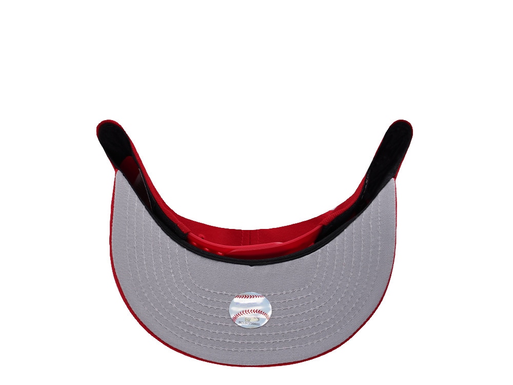 New Era New York Yankees World Series 2000 Scarlet Prime Edition 9Fifty A Frame Snapback Gorra