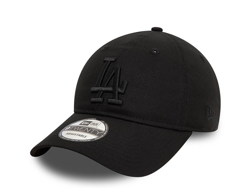 New Era Los Angeles Dodgers League Essential Black 9Twenty Strapback Gorra
